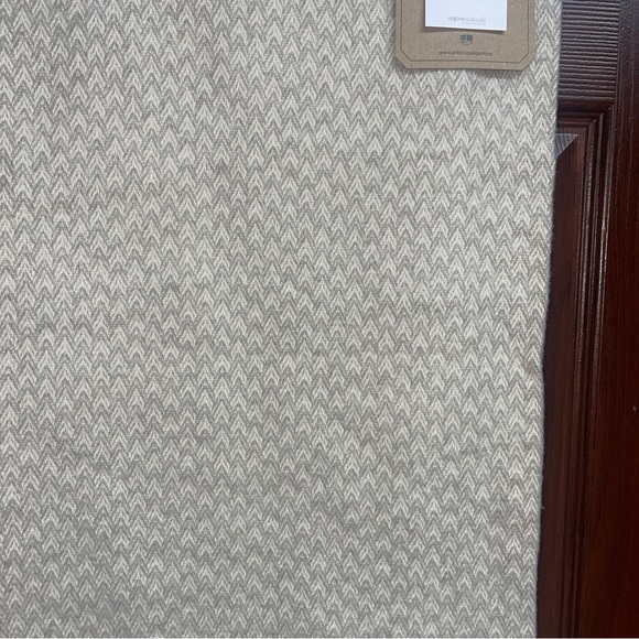 Antonio Salgado Throw Blanket BCI Cotton Blend Herringbone 50x67” Made Portugal - Picture 11 of 11